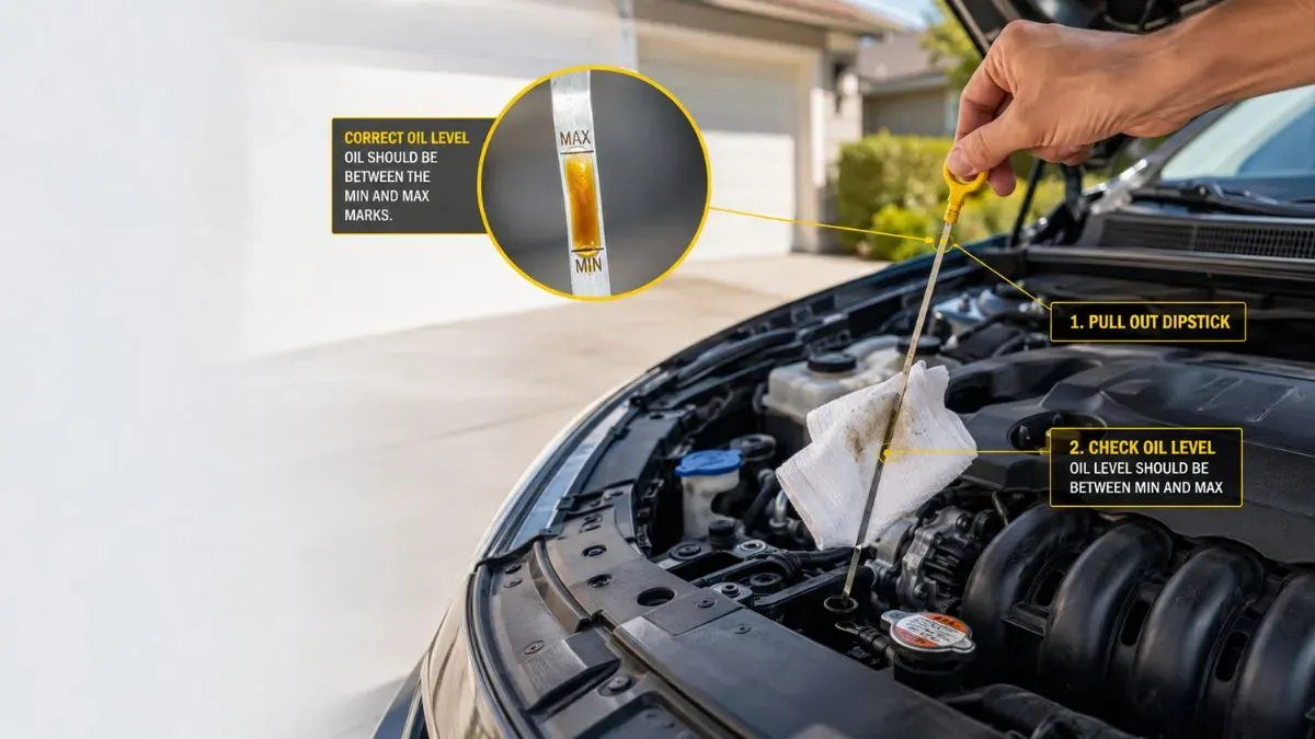 How to Check Your Car's Engine Oil Level and Condition