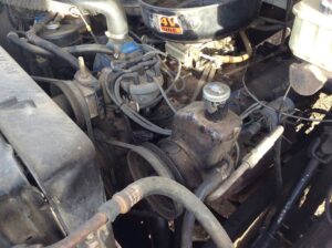 What is the Engine Power of the Ford F700 Truck