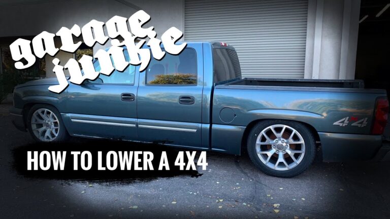 How Low Can You Lower a 4X4 Silverado