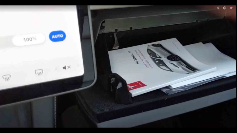 How to Open Glove Box Tesla Model Y