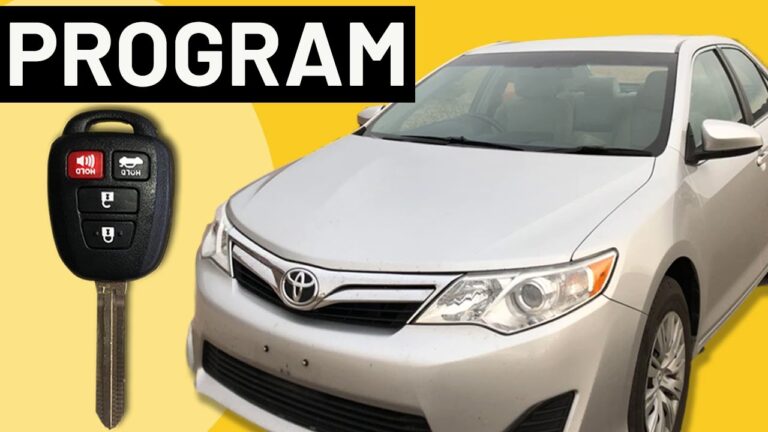 How to Program Toyota Camry Key Fob