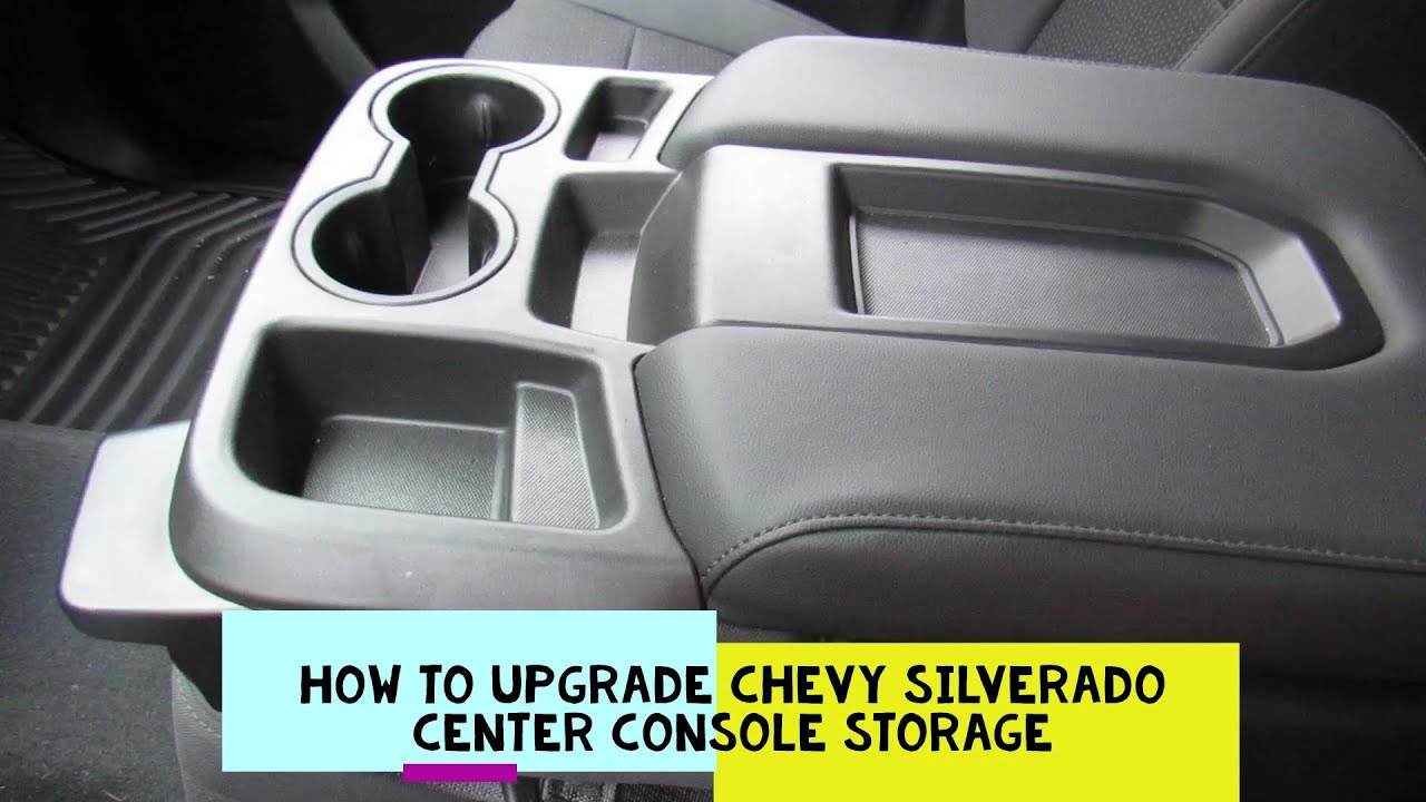 How to Put down Center Console in Chevy Silverado 2022