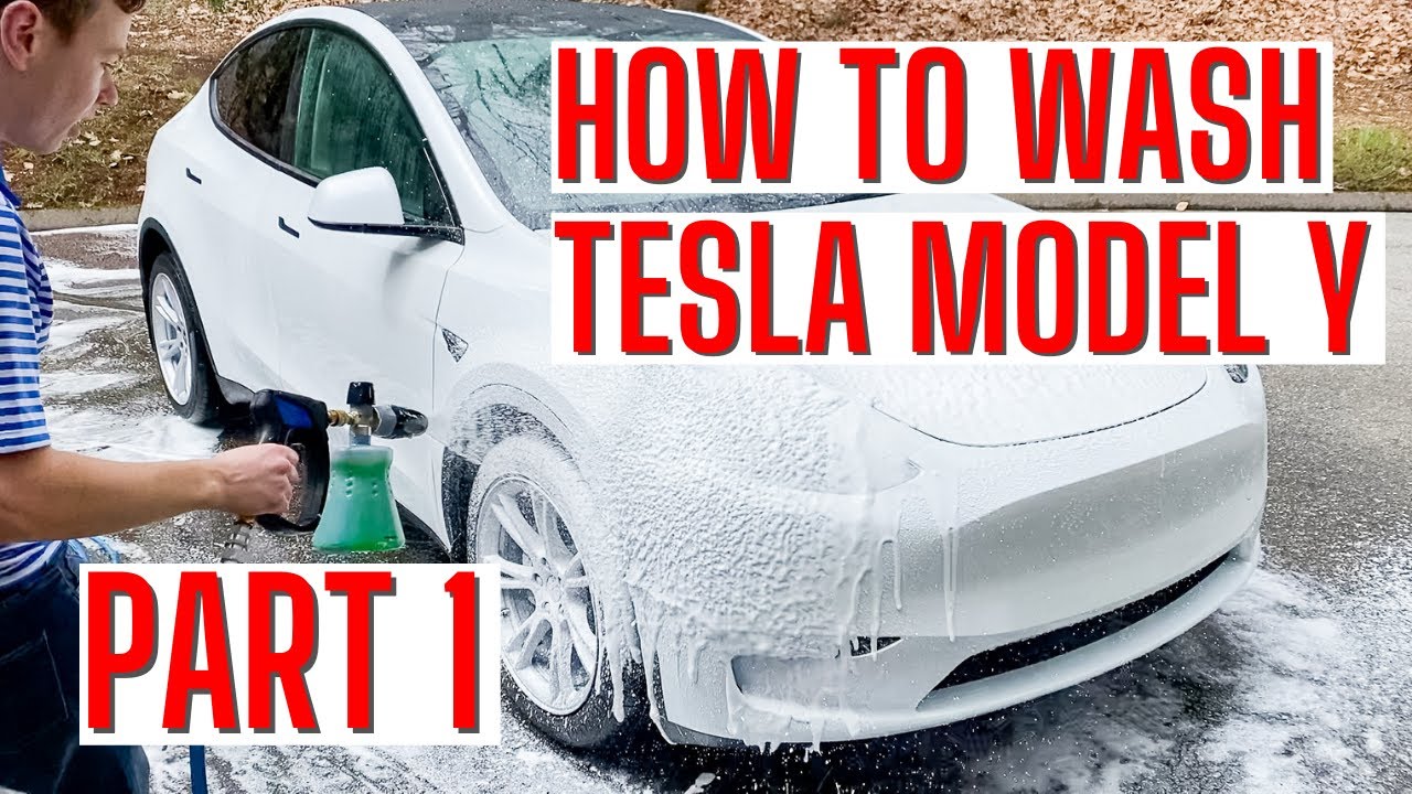 How to Wash Tesla Model Y